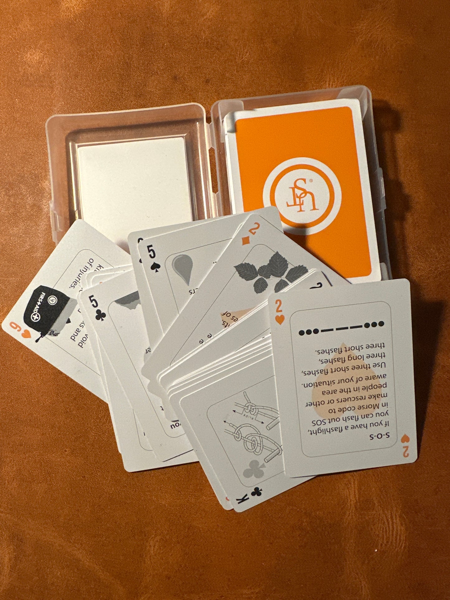 UST Survival Tips playing cards