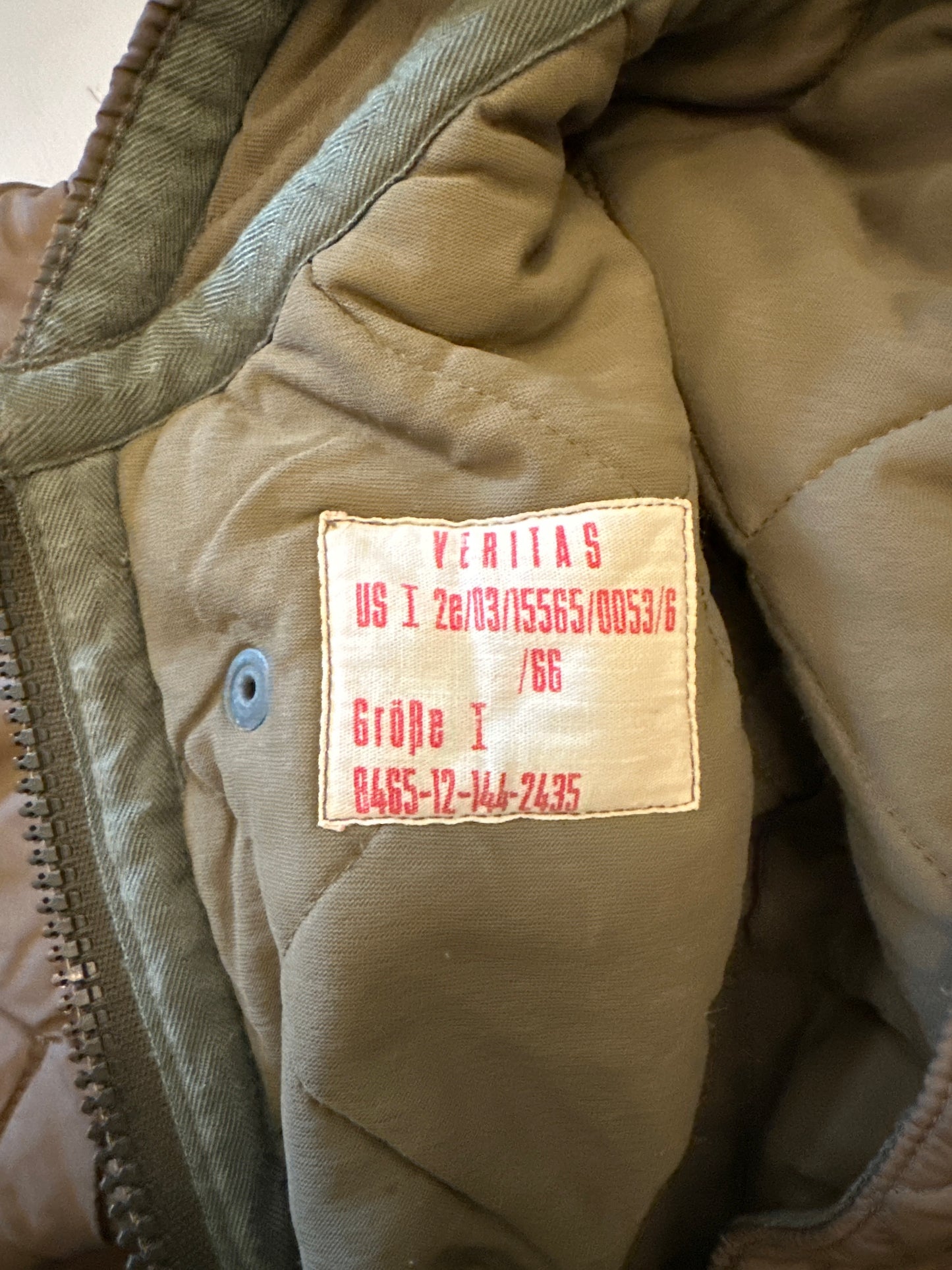 Vintage Tank Crewman Sleeping bag and shell