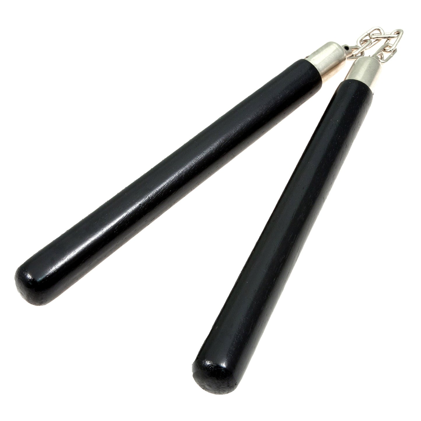 Round Hardwood Speedchuck Nunchaku, Black