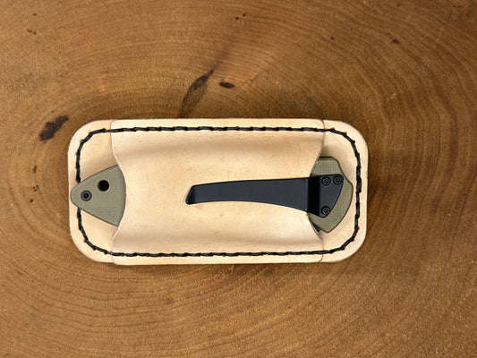 Backpackers knife sheath, natural
