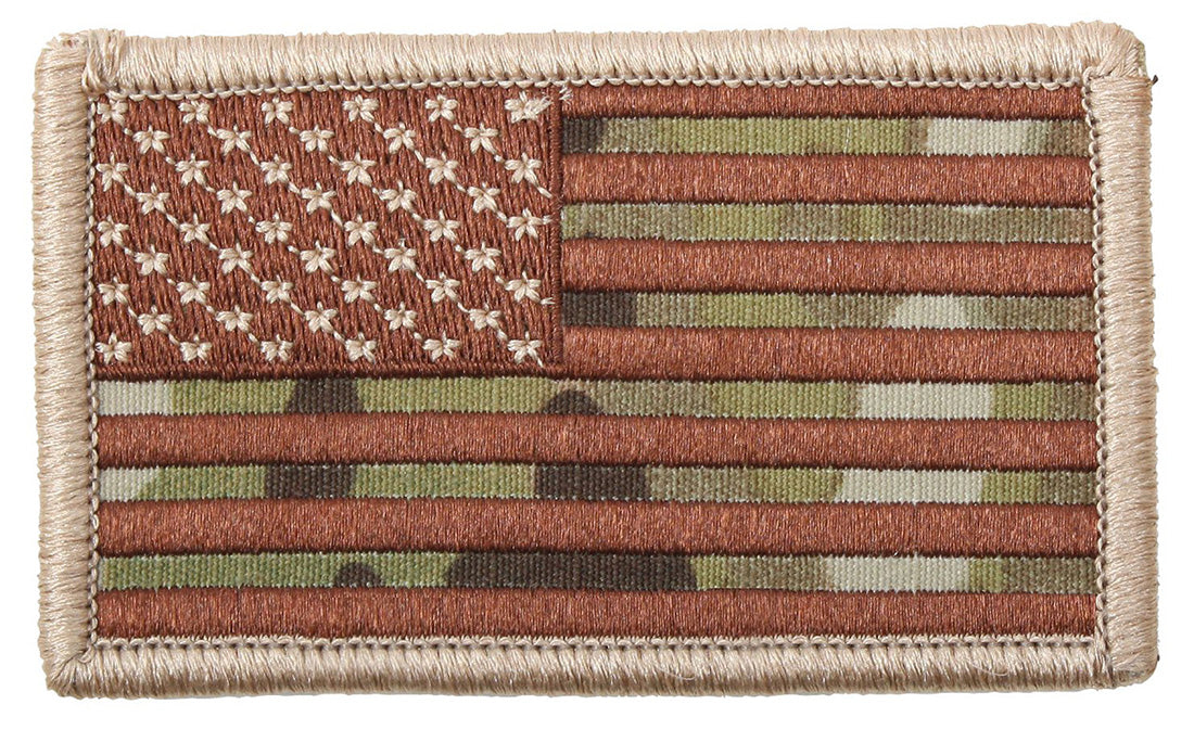 Flag Patch, Multi-Cam, Hook Back