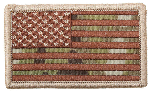 Flag Patch, Multi-Cam, Hook Back