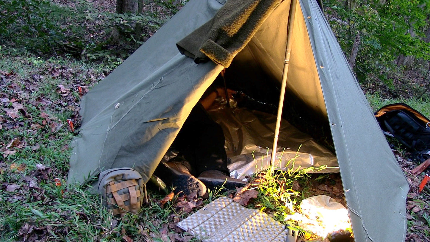 1953 US Military Shelter, Two half shelters