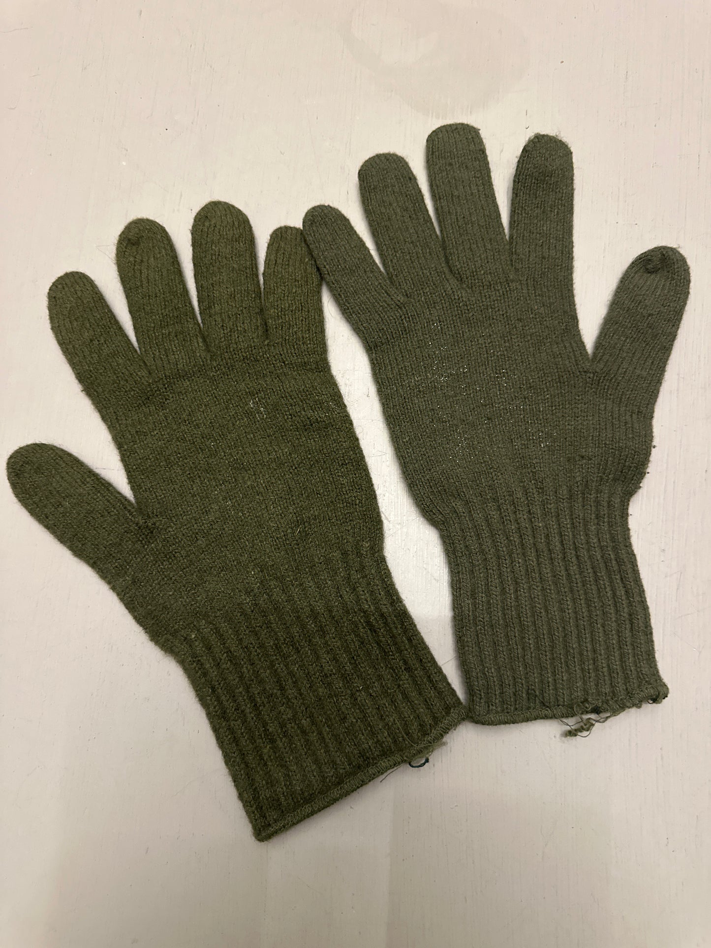 US Military Surplus wool gloves, medium