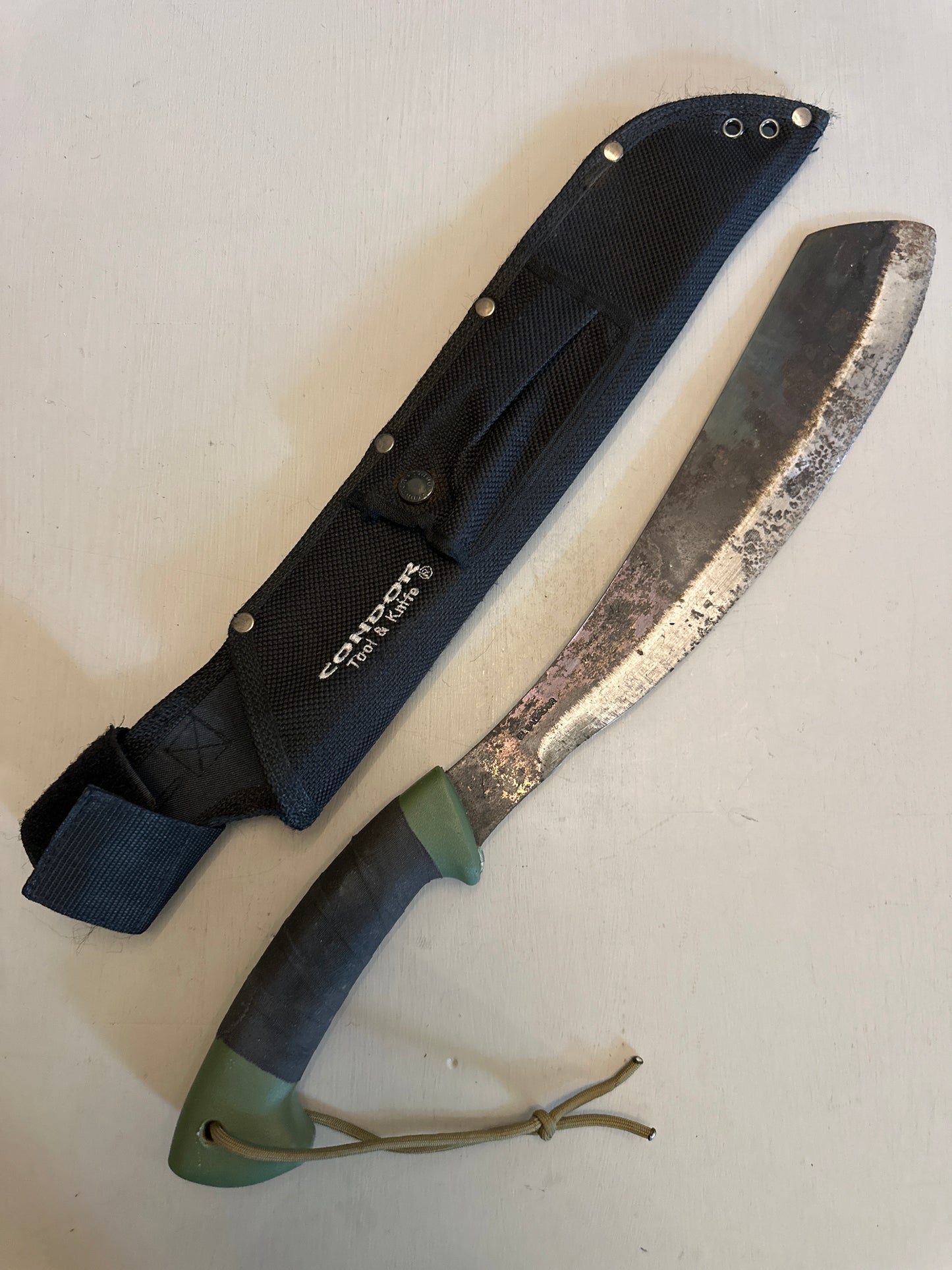 Condor Tool & Knife Bushcraft Parang Machete, used