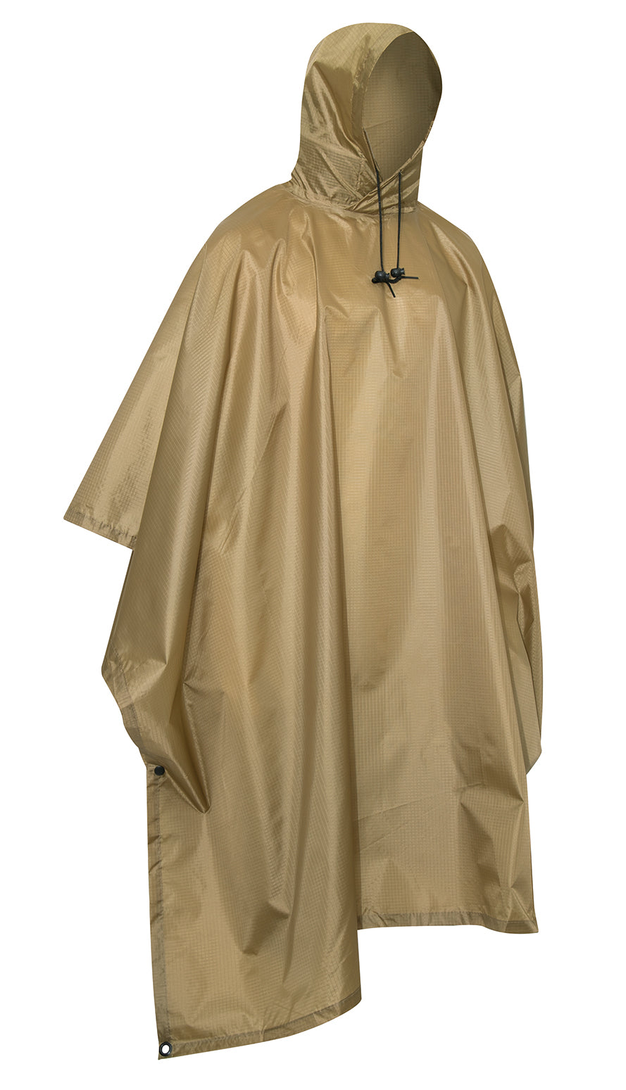 G.I. Type Rip-Stop Poncho, Coyote Brown