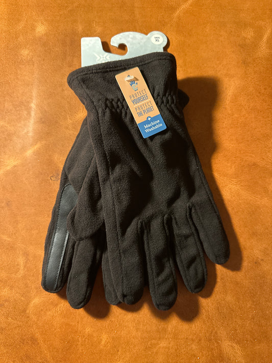 Isotoner Smart Dry fleece gloves, XL