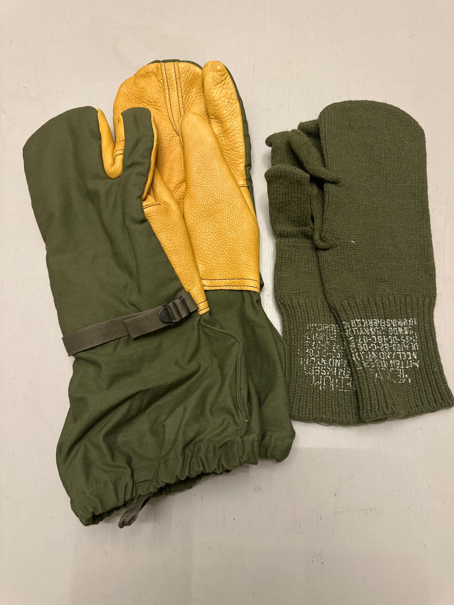 Mitten Shells, cold weather, trigger finger and wool inserts- medium