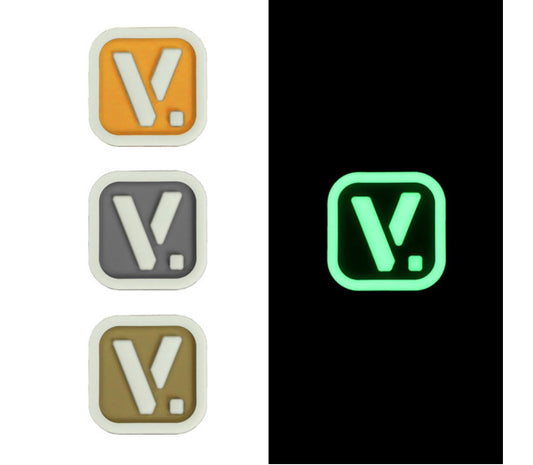 Vanquest [V.] Logo "Super-Lumen" Glow-In-The-Dark Patch