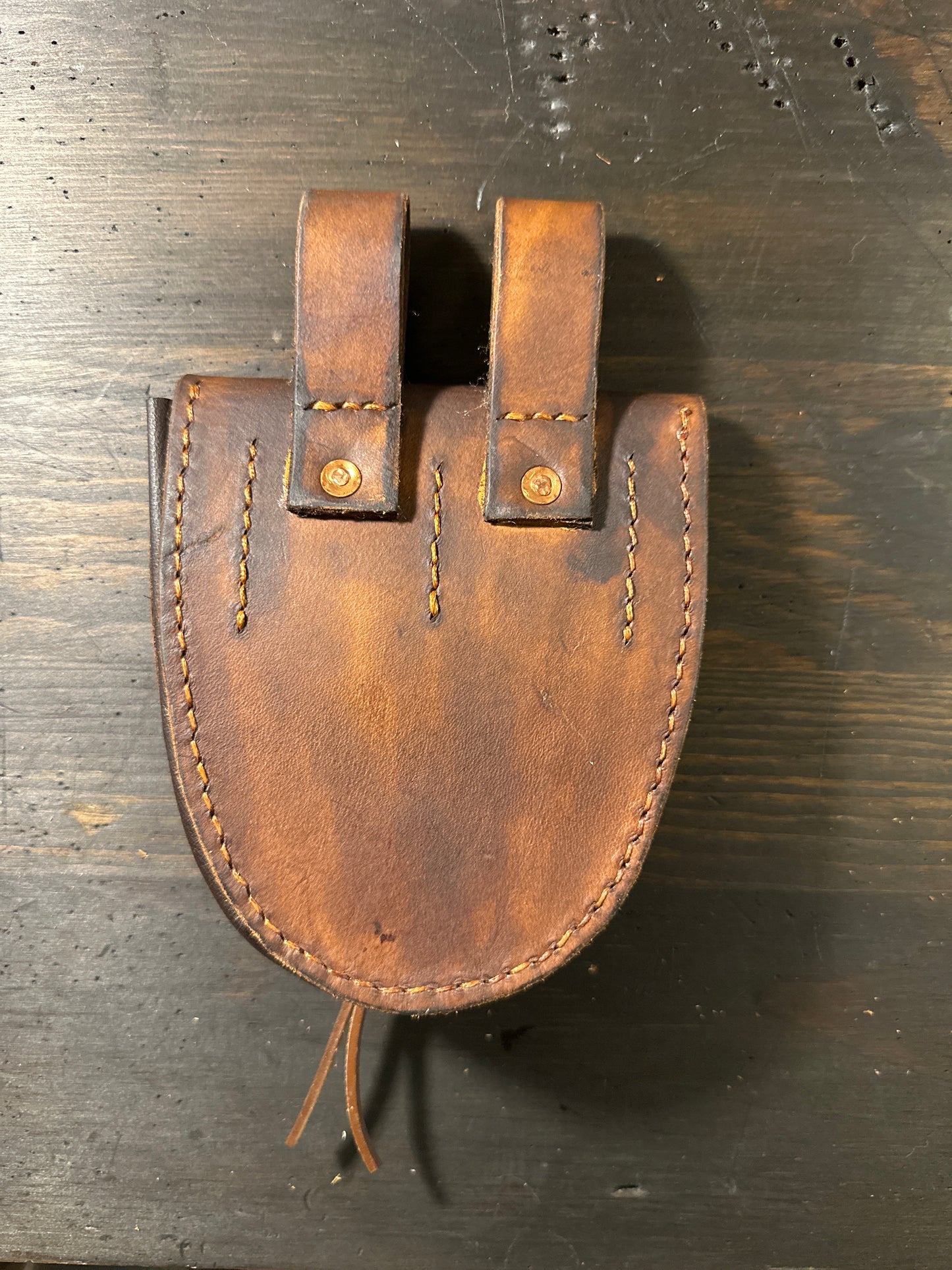 Possibles Pouch, veg tanned leather