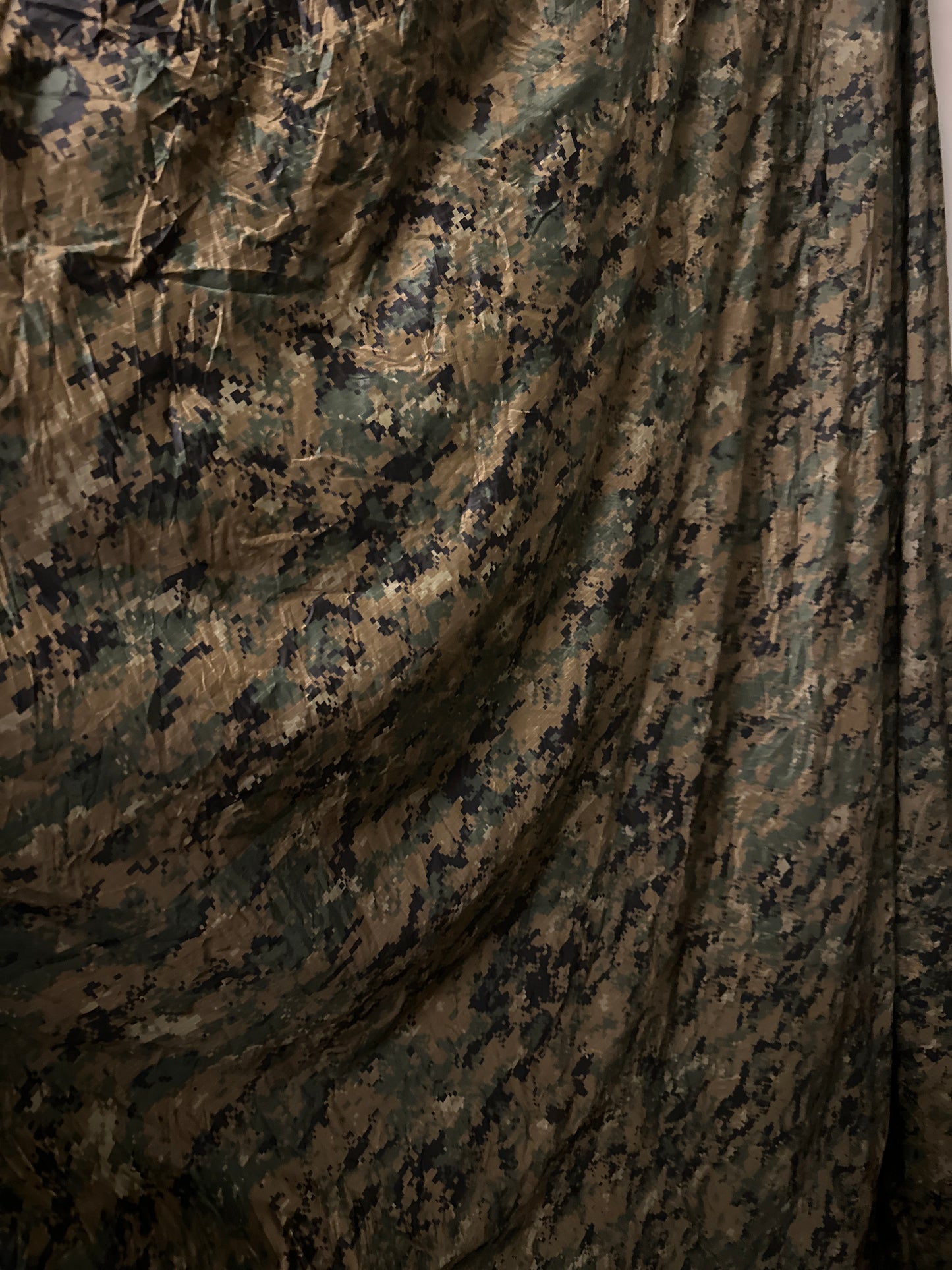 Woodland MarPat Camo Tarp, US military Surplus