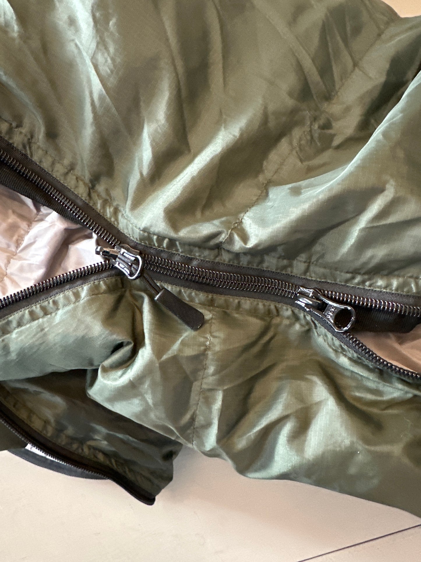 0 degree F OneTigris, down mummy sleeping bag and compression stuff sack (used)