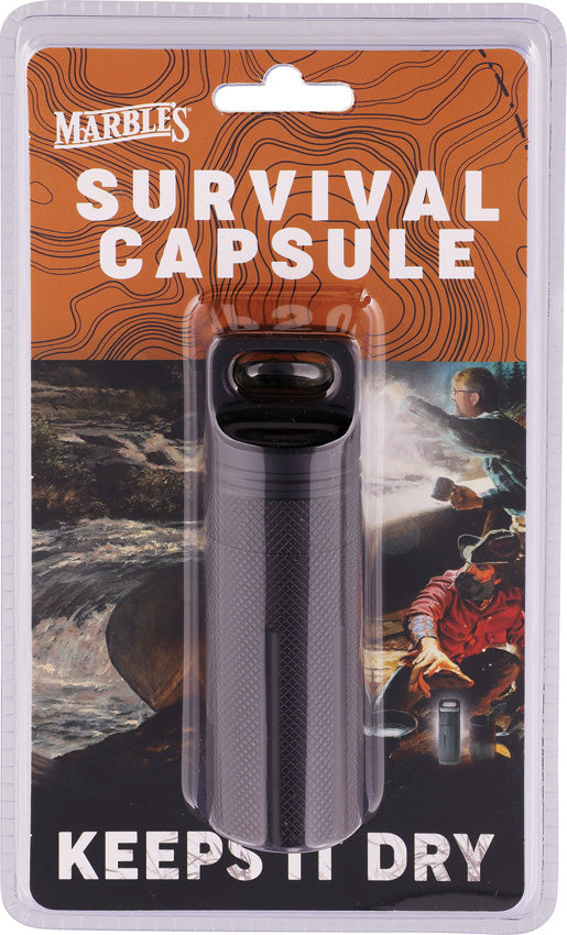 MARBLES Survival Capsule, Water Proof Container