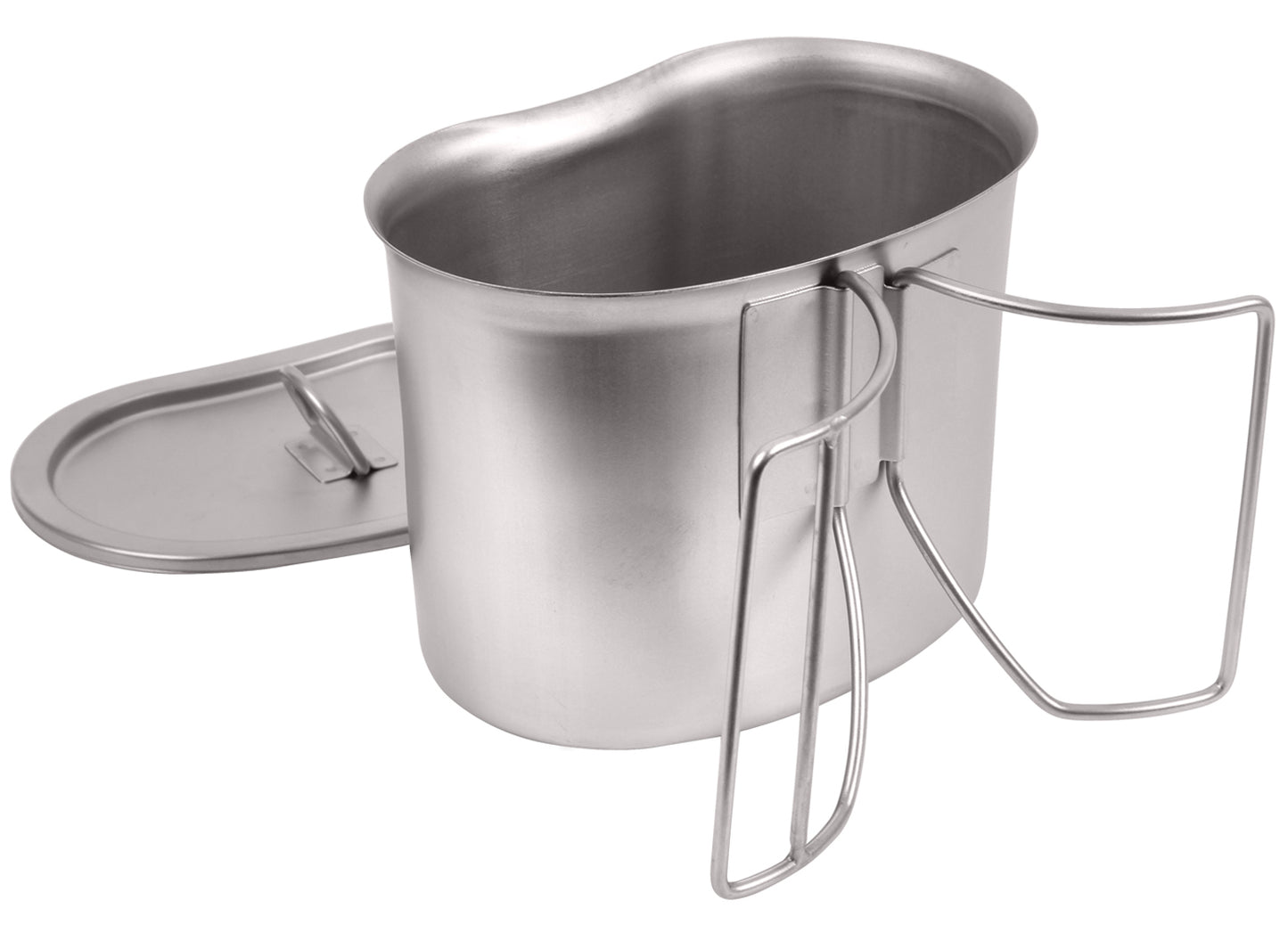Canteen Cup and Lid, Stainless Steel