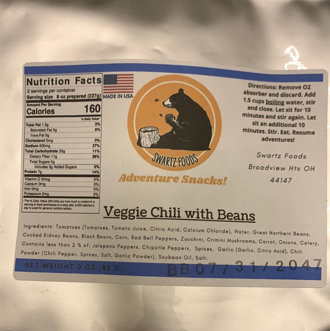 Swartz Foods Vegetarian Chili with Beans