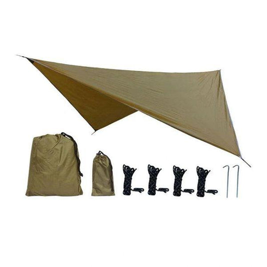 3X3 (9ft x 9ft)Tarp Anti UV Tent Shade Outdoor Camping Hammock Rain Fly